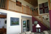 View of loft   area